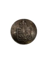 Canadian British Columbia Police Small Hat Button Silver