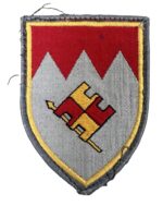 West German Army 12 Panzer Division Shoulder Sleeve Insigina Single