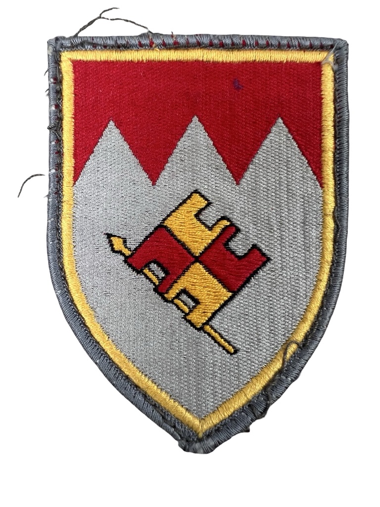 West German Army 12 Panzer Division Shoulder Sleeve Insigina Single West German Army 12 Panzer Division Shoulder Sleeve Insigina Single
