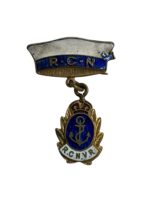 WW2 Canadian RCN RCNVR Sweetheart Lapel Badge (1)