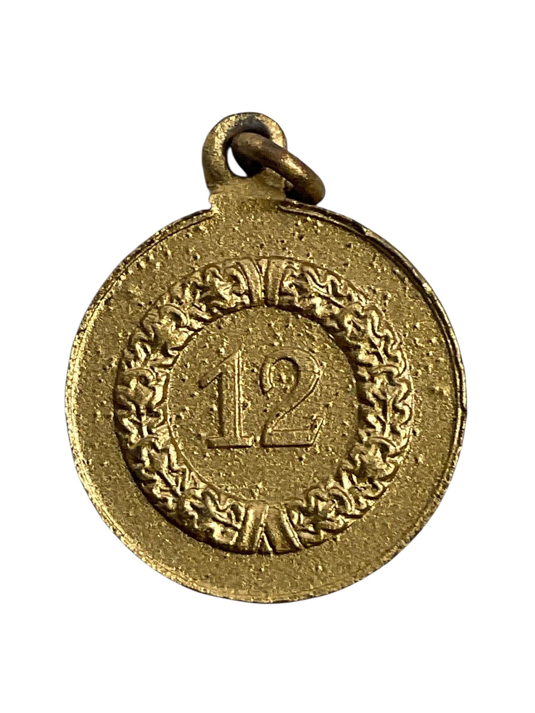 WW2 German 12-Year Long Service Miniature Medal No Ribbon WW2 German 12-Year Long Service Miniature Medal No Ribbon