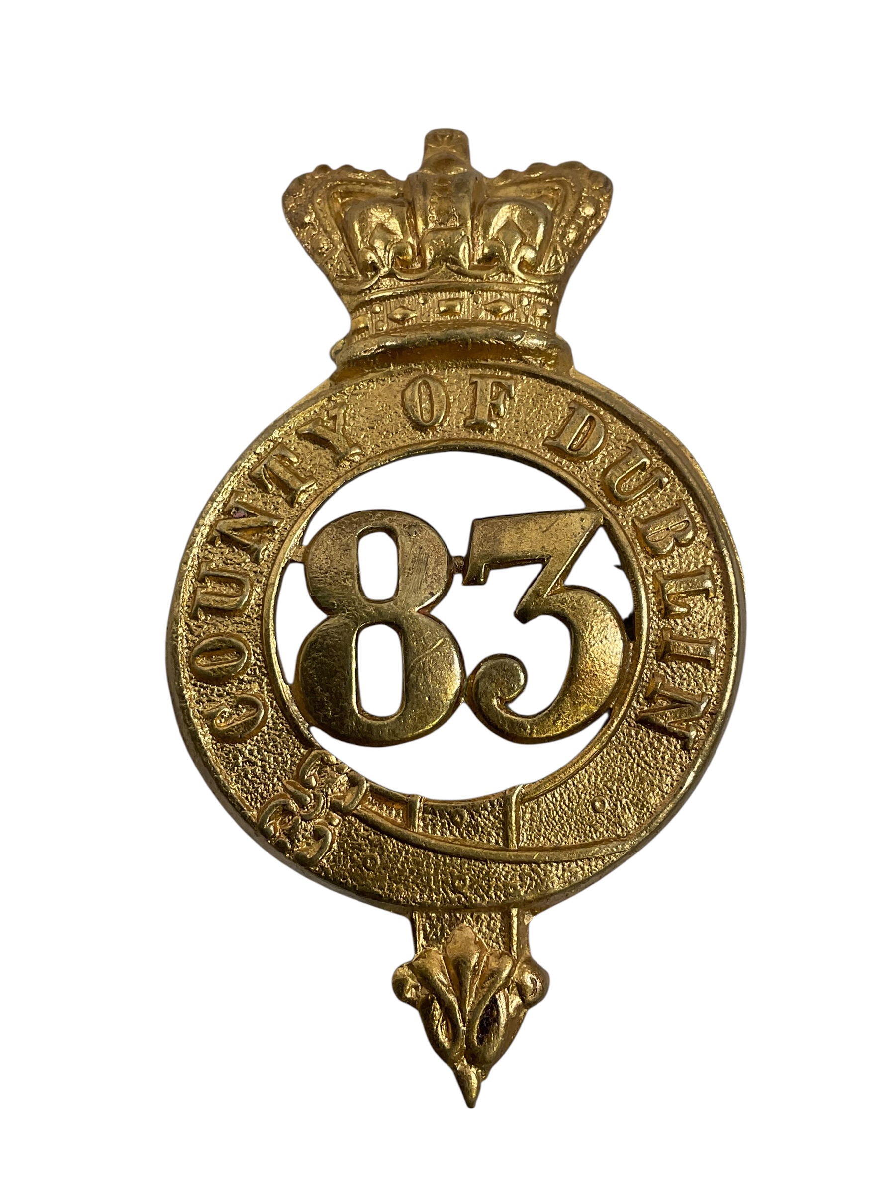 British Victorian 83rd County of Dublin Regiment Glengarry Badge REPRODUCTION COPY British Victorian 83rd County of Dublin Regiment Glengarry Badge REPRODUCTION COPY