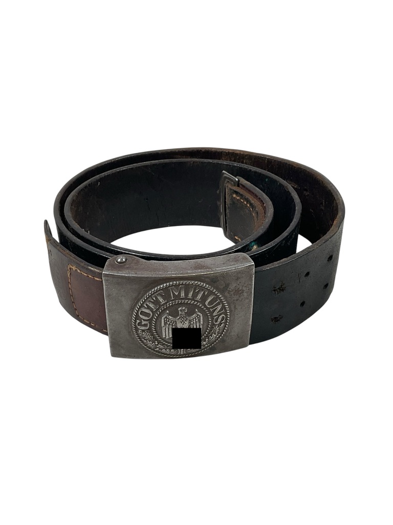 WW2 German Army Belt and Buckle Dated 1940 Maker B. Haarmann WW2 German Army Belt and Buckle Dated 1940 Maker B. Haarmann