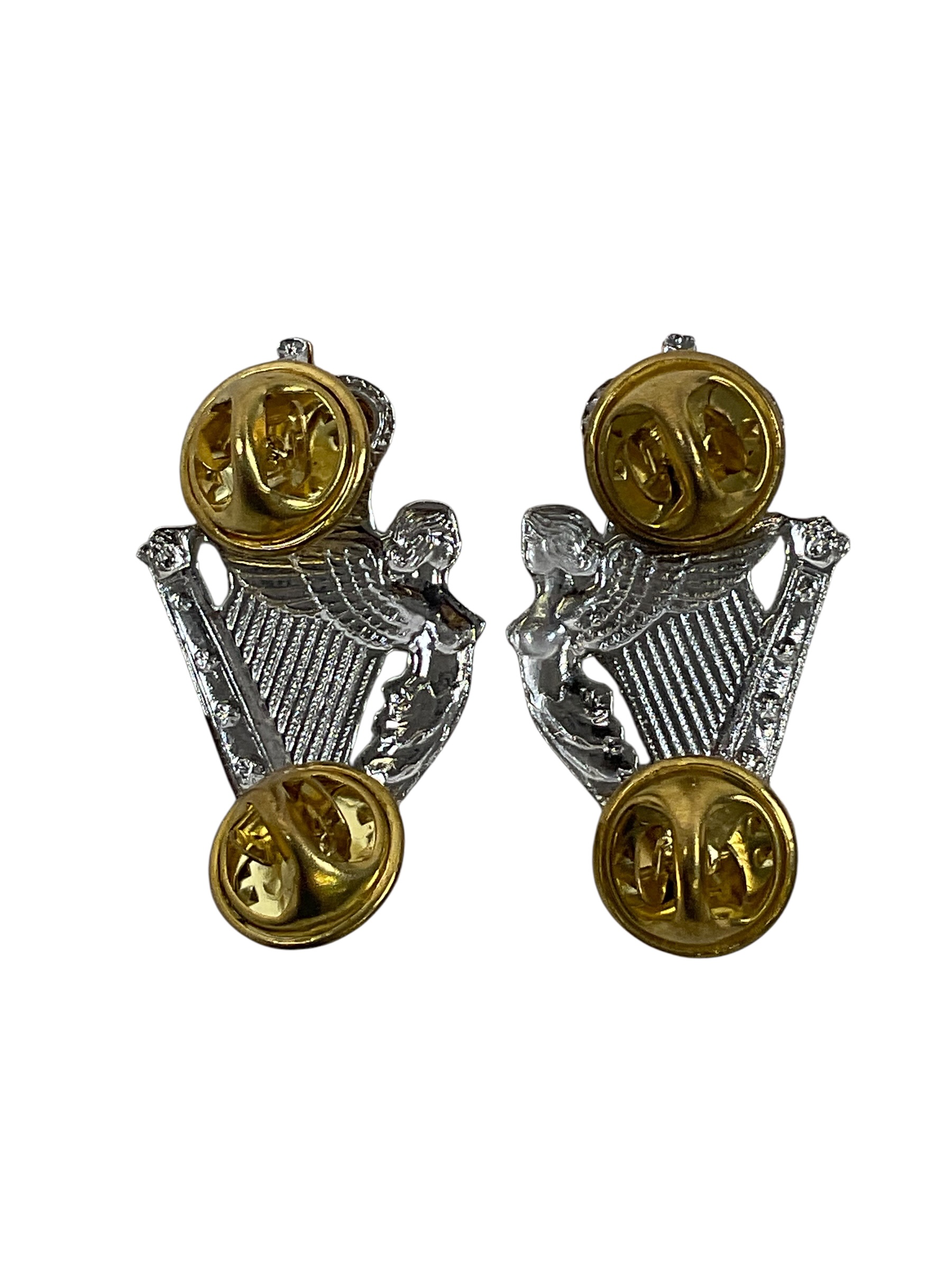 Canadian Irish Regiment of Canada Collars Insignia Pair Canadian Irish Regiment of Canada Collars Insignia Pair