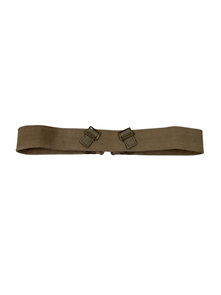 British Army P37 Web Belt Size Large Dated 1951 Broad Arrowed British Army P37 Web Belt Size Large Dated 1951 Broad Arrowed