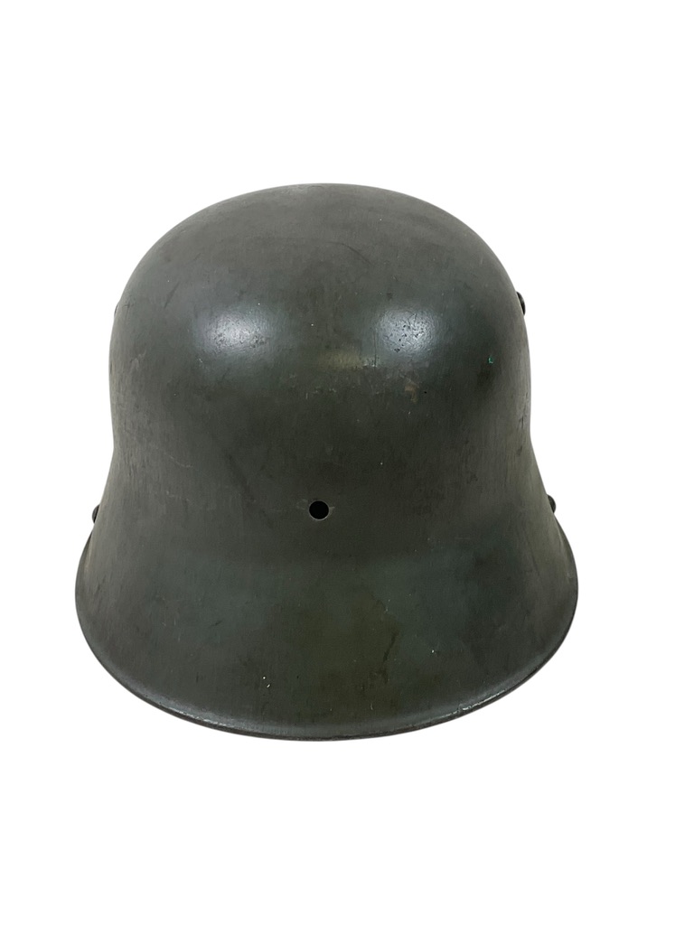 WW1 Imperial German Steel Helmet Maker SI. 66 With Replacement Liner and Chin Strap WW1 Imperial German Steel Helmet Maker SI. 66 With Replacement Liner and Chin Strap