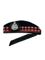 WW2 Canadian Essex Scottish Diced Glengarry With Cap Badge