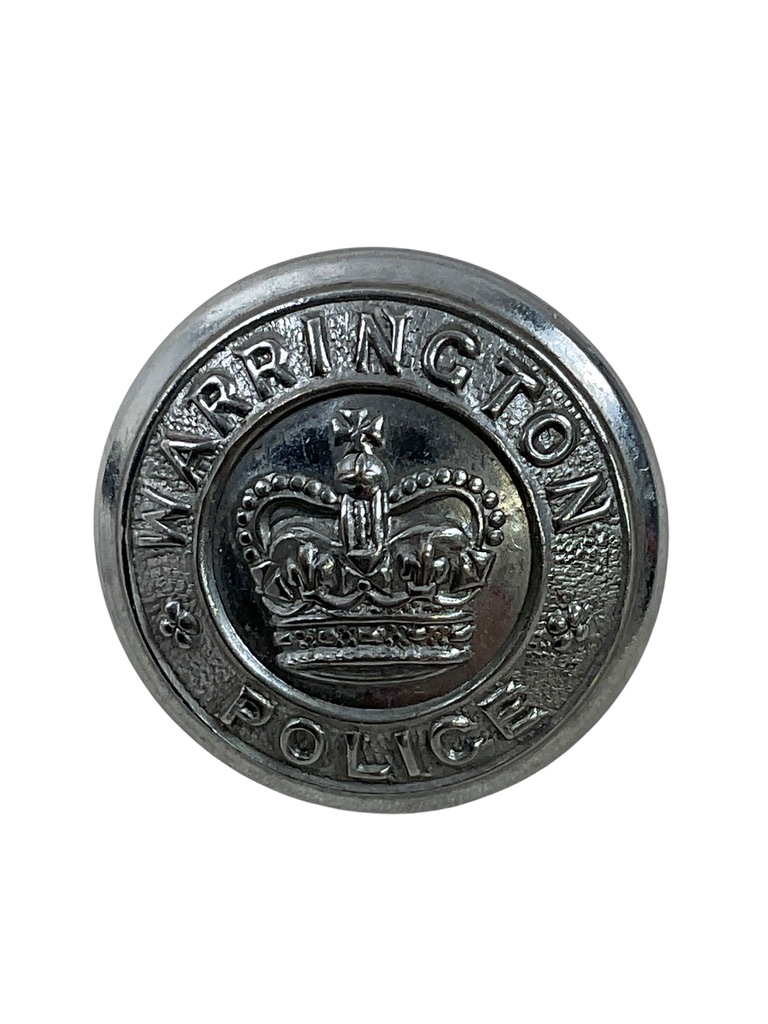 British Warrington Police Large Size Button British Warrington Police Large Size Button