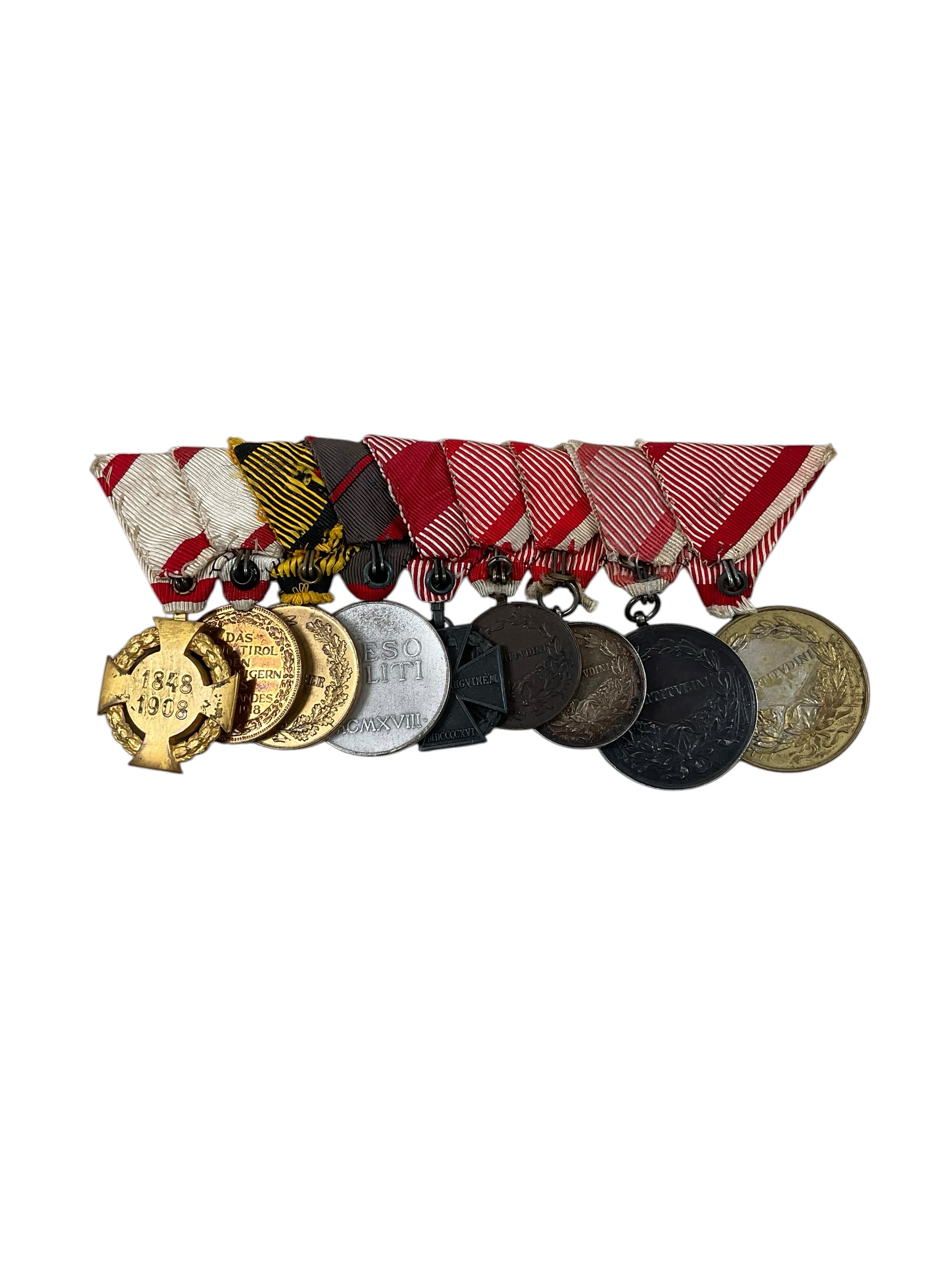 WW1 Austro-Hungarian Group of Nine Medals WW1 Austro-Hungarian Group of Nine Medals