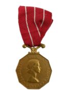Canadian Forces CD Medal Full Size Named CPL J. Fox