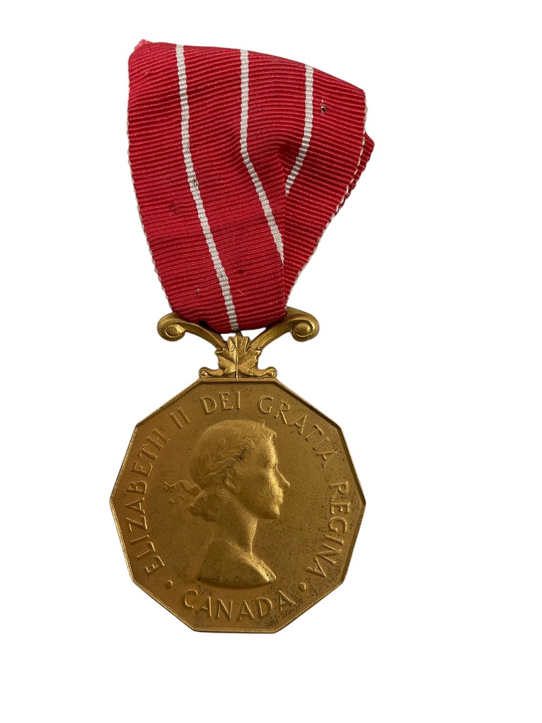 Canadian Forces CD Medal Full Size Named CPL J. Fox Canadian Forces CD Medal Full Size Named CPL J. Fox