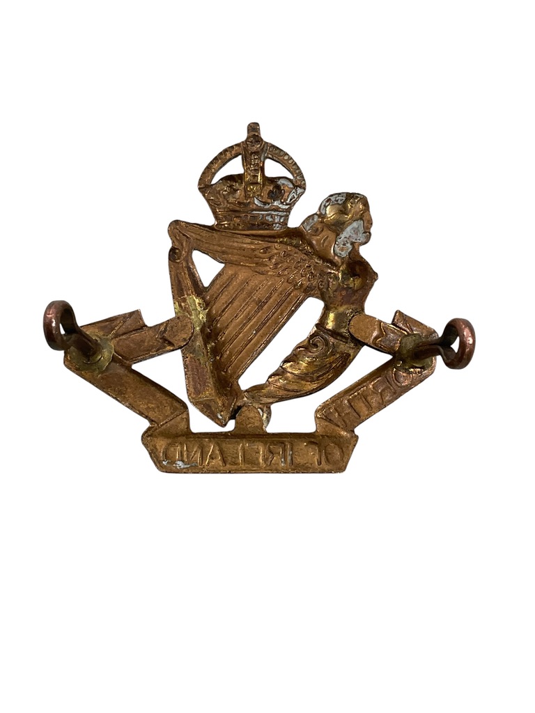 WW2 British North of Ireland Imperial Yeomanry Cap Badge WW2 British North of Ireland Imperial Yeomanry Cap Badge