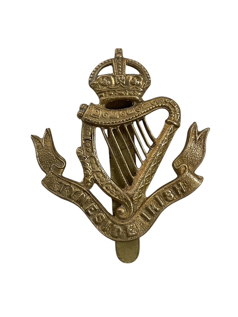 WW2 British Tyneside Irish Northumberland Fusiliers Cap Badge WW2 British Tyneside Irish Northumberland Fusiliers Cap Badge