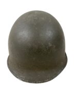 WW2 US M1 Front Seam Fixed Bale Steel Helmet
