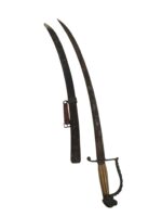 US War of 1812 Officer's Eagle Head Sword With Partial Scabbard US War of 1812 Officer's Eagle Head Sword With Partial Scabbard