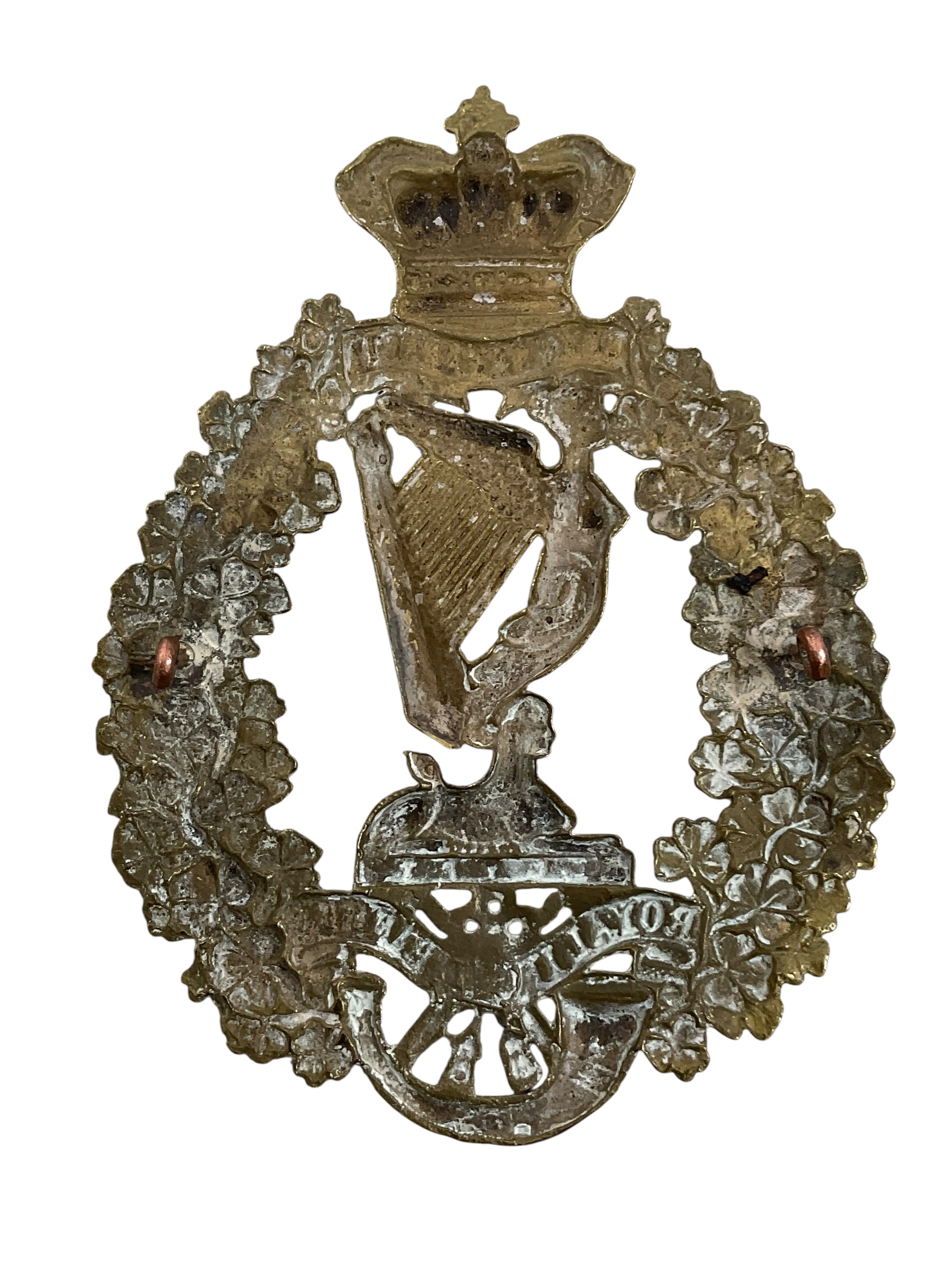Victorian Royal Irish Rifles Cross Belt Plate REPRODUCTION COPY Victorian Royal Irish Rifles Cross Belt Plate REPRODUCTION COPY