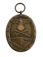 WW2 German West Mall Medal Full Size Without Ribbon
