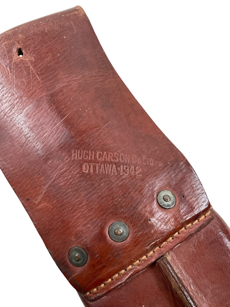WW2 Canadian Army Bren Gun Carrier Machete With Scabbard Dated 1940 and 1942 WW2 Canadian Army Bren Gun Carrier Machete With Scabbard Dated 1940 and 1942