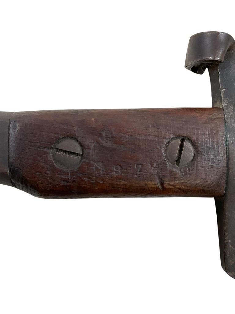 WW1 Canadian CEF Ross Rifle Bayonet With Scabbard Unit Marked 8th Hussars WW1 Canadian CEF Ross Rifle Bayonet With Scabbard Unit Marked 8th Hussars