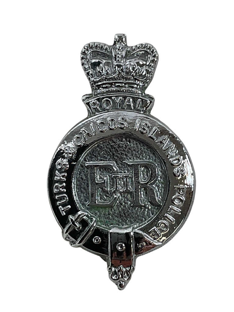 Turks and Caicos Islands Police Cap Badge Turks and Caicos Islands Police Cap Badge