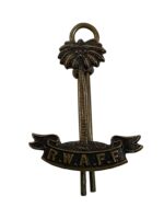WW2 Royal West Africa Frontier Force RWAFF Cap Badge WW2 Royal West Africa Frontier Force RWAFF Cap Badge