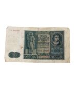 WW2 Polish 50 Zlotych Banknote Dated August 1941
