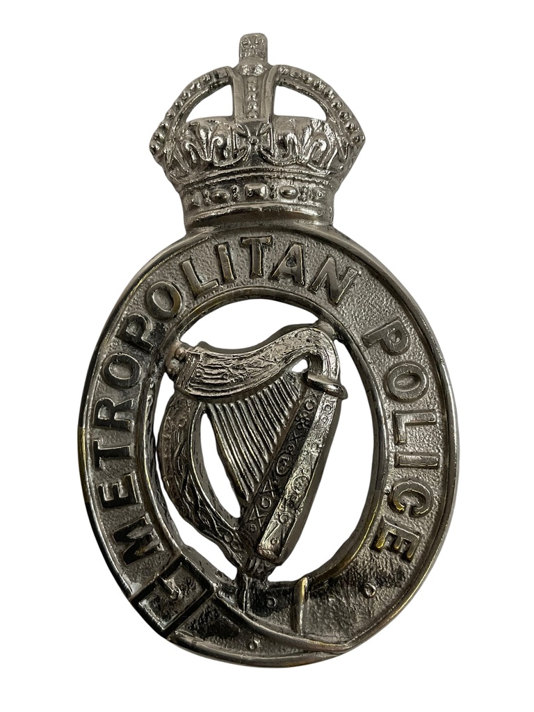 Irish Metropolitan Police Helmet Plate Irish Metropolitan Police Helmet Plate