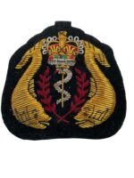 Canadian Forces RCN Navy Diving Medical Officer Bullion Wire Trade Badge