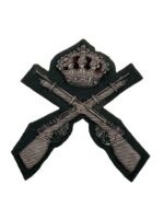 Belgian Dutch Marksman Silver Wire Qualification Badge