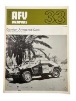 WW2 German Armoured Cars AFV Weapons NO 33 Used Softcover Reference Book