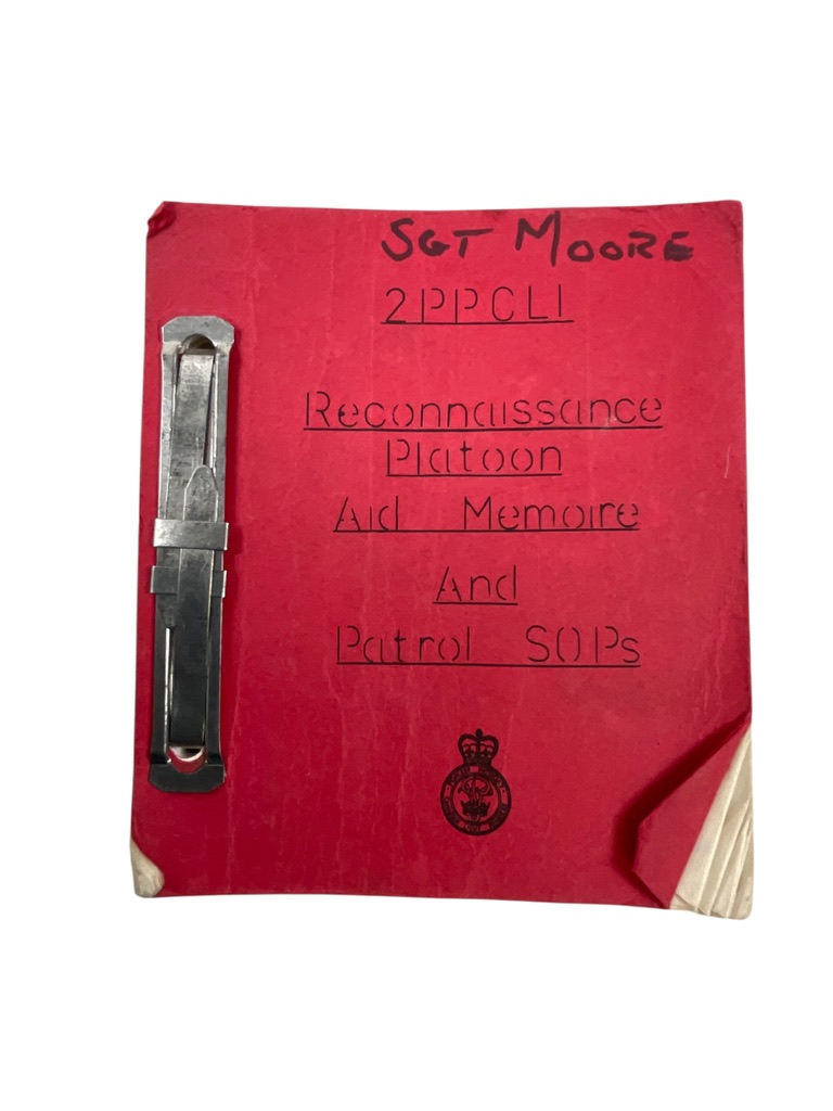 Canadian 2nd Battalion PPCLI Reconnaissance Platoon Aid Memoire And Patrol SOPs Used Softcover Reference Book Canadian 2nd Battalion PPCLI Reconnaissance Platoon Aid Memoire And Patrol SOPs Used Softcover Reference Book
