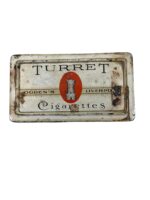 WW2 Canadian Turret Cigarettes Tin EMPTY
