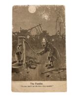WW1 British BEF Bairnsfather The Fatalist Patriotic Post Card WW1 British BEF Bairnsfather The Fatalist Patriotic Post Card