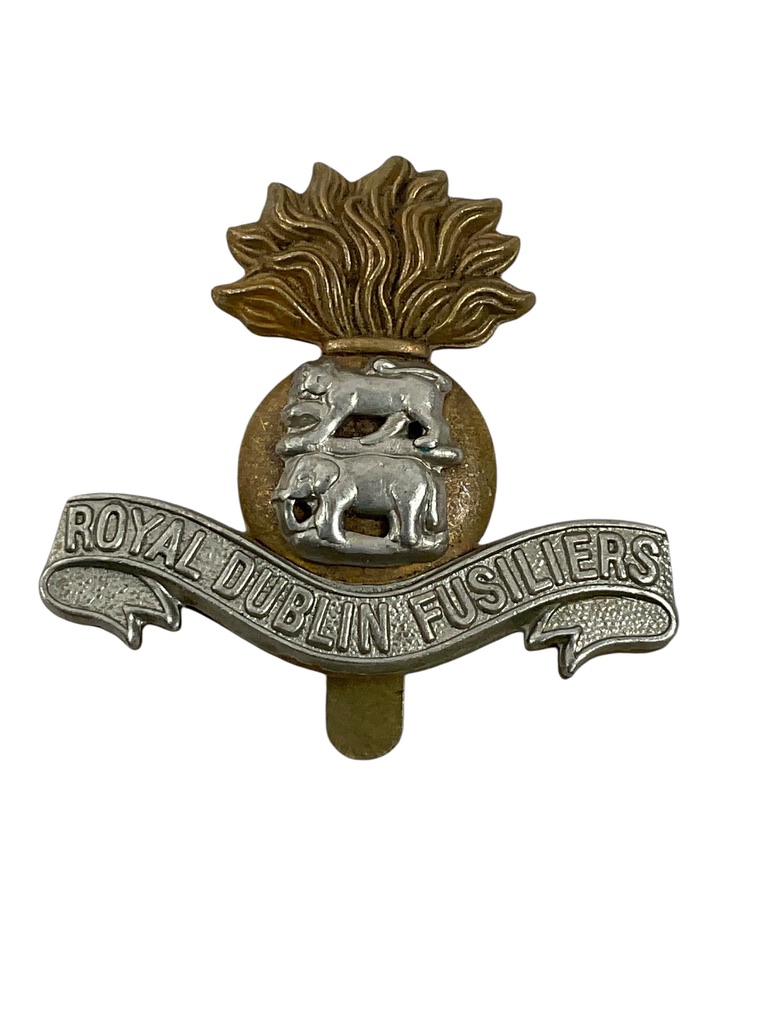WW2 British Royal Dublin Fusiliers Cap Badge WW2 British Royal Dublin Fusiliers Cap Badge