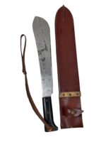 WW2 Canadian Army Bren Gun Carrier Machete With Scabbard Dated 1940 and 1942