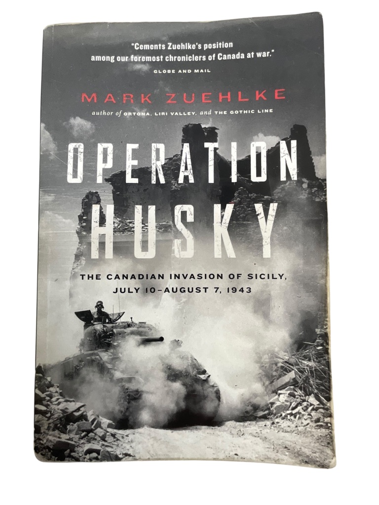 WW2 Canadian Operation Husky Invasion of Sicily Used Hardcover Reference Book WW2 Canadian Operation Husky Invasion of Sicily Used Hardcover Reference Book