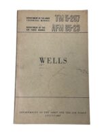 US USAF Wells Drilling Instructional Used Softcover Reference Book