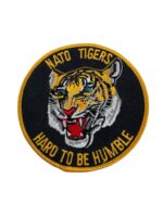 Canadian RCAF NATO Tigers Hard to Be Humble Colour Crest Patch Vintage