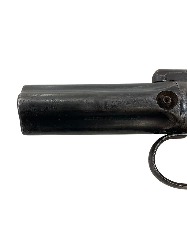 US Allen and Wheelock 4 Barrel .32 Caliber Cap and Ball Pepperbox Pistol ANTIQUE NO PERMIT REQUIRED US Allen and Wheelock 4 Barrel .32 Caliber Cap and Ball Pepperbox Pistol ANTIQUE NO PERMIT REQUIRED
