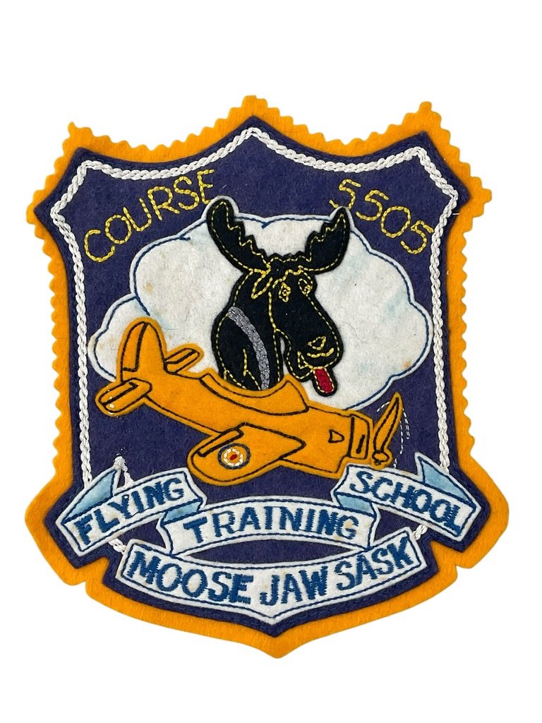 Canadian Forces RCAF Flying Training School Moose Jaw Saskatchewan 5505 Course Crest Smiths Crests Canadian Forces RCAF Flying Training School Moose Jaw Saskatchewan 5505 Course Crest Smiths Crests