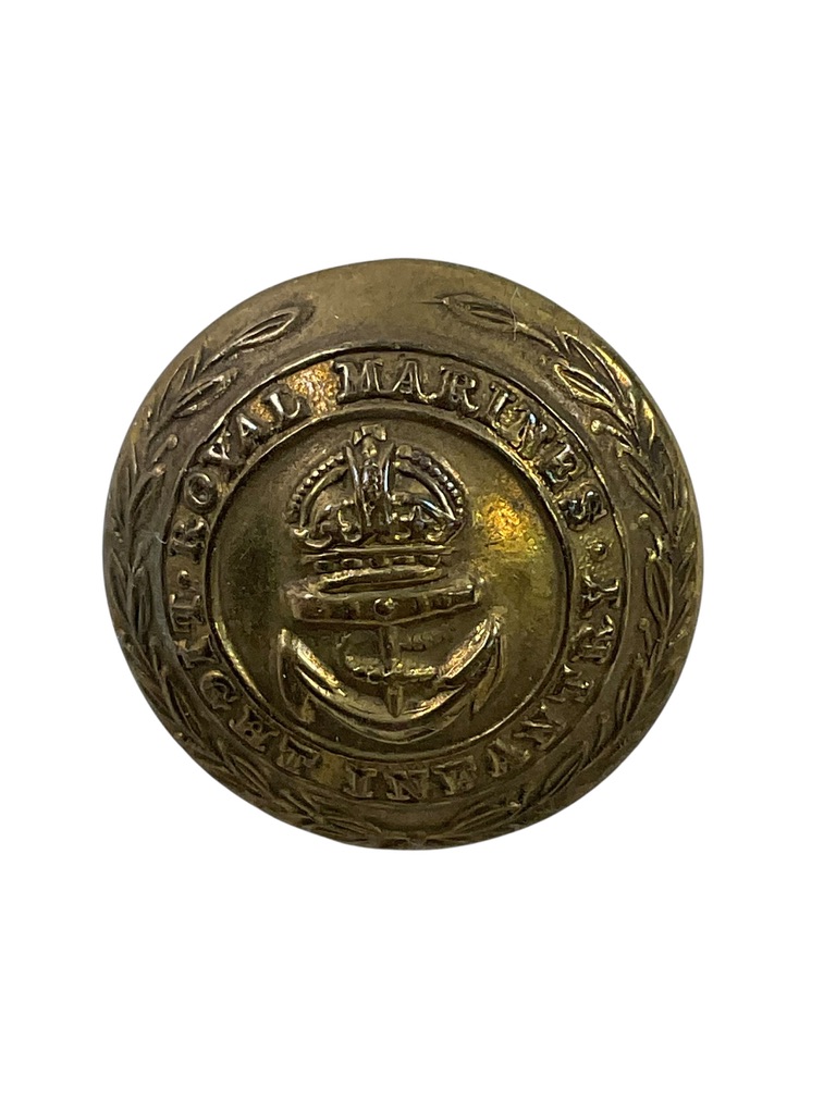 British Royal Marines Light Infantry Large Size Button British Royal Marines Light Infantry Large Size Button