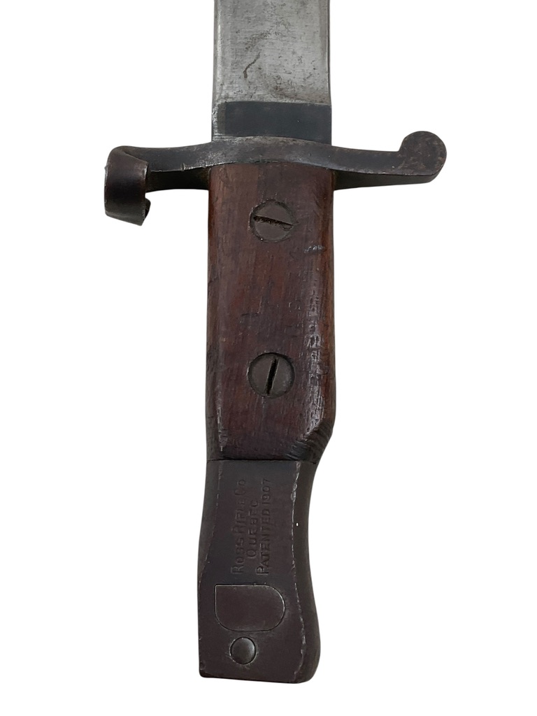 WW1 Canadian CEF Ross Rifle Bayonet With Scabbard Unit Marked 8th Hussars WW1 Canadian CEF Ross Rifle Bayonet With Scabbard Unit Marked 8th Hussars