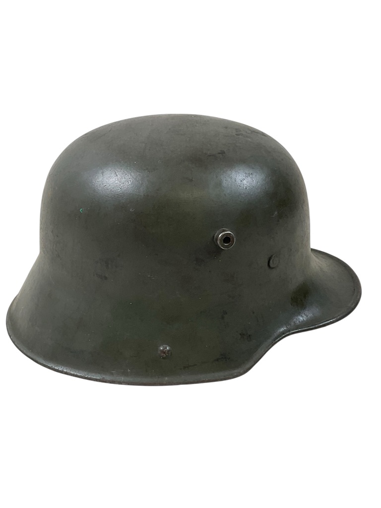 WW1 Imperial German Steel Helmet Maker SI. 66 With Replacement Liner and Chin Strap WW1 Imperial German Steel Helmet Maker SI. 66 With Replacement Liner and Chin Strap