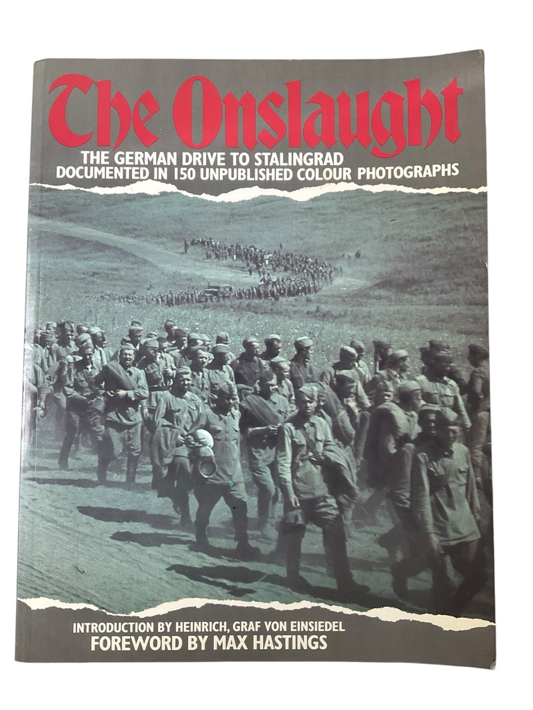 WW2 German The Onslaught The German Drive to Stalingrad Photobook Used Softcover Reference Book WW2 German The Onslaught The German Drive to Stalingrad Photobook Used Softcover Reference Book