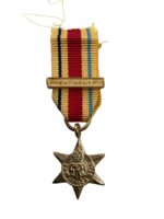 WW2 British The Africa Star With 8th Army Bar Miniature Medal