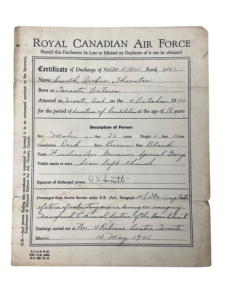 WW2 Canadian RCAF DFC Log Book Medal Group WW2 Canadian RCAF DFC Log Book Medal Group