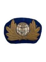 WW2 Imperial Japanese Navy Officer's Bullion Wire Cap Badge WW2 Imperial Japanese Navy Officer's Bullion Wire Cap Badge