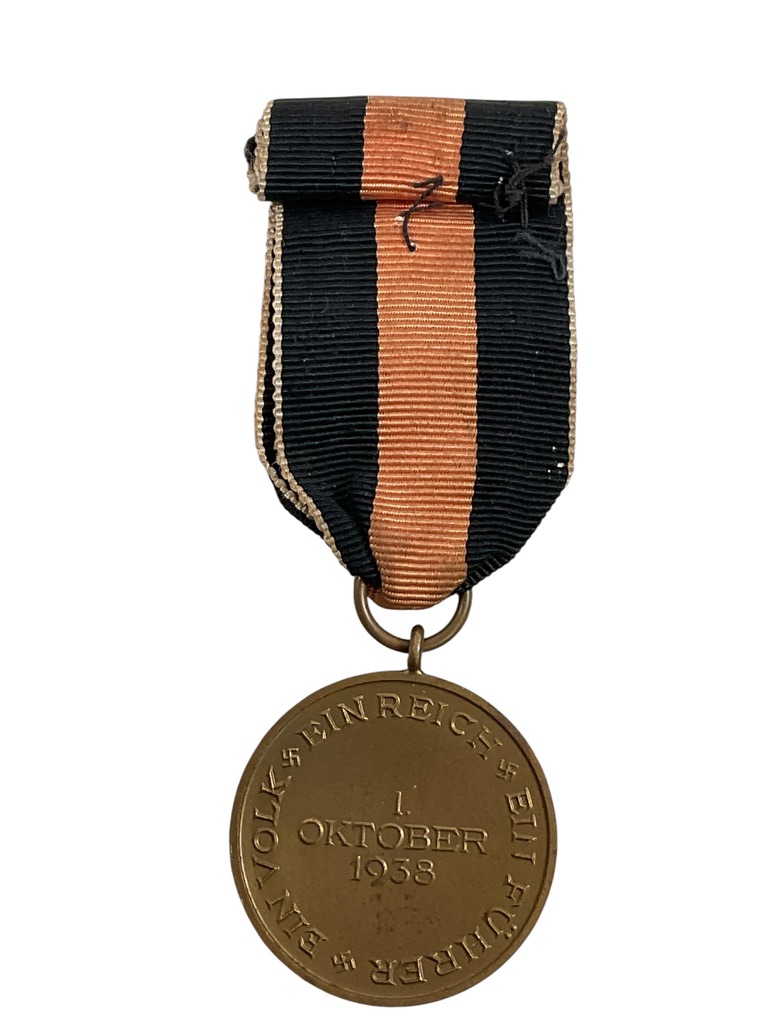 WW2 German Sudetenland Medal Full Size WW2 German Sudetenland Medal Full Size