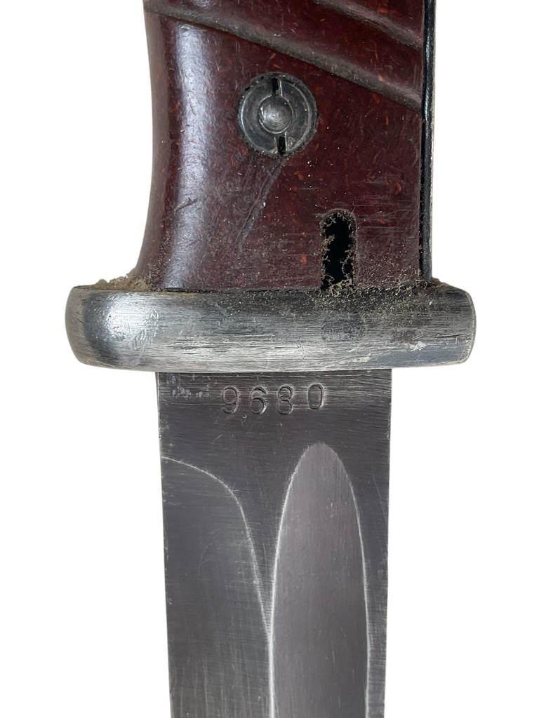 WW2 German K98 Bayonet With Scabbard and Frog Dated 1943 Matching Numbers WW2 German K98 Bayonet With Scabbard and Frog Dated 1943 Matching Numbers