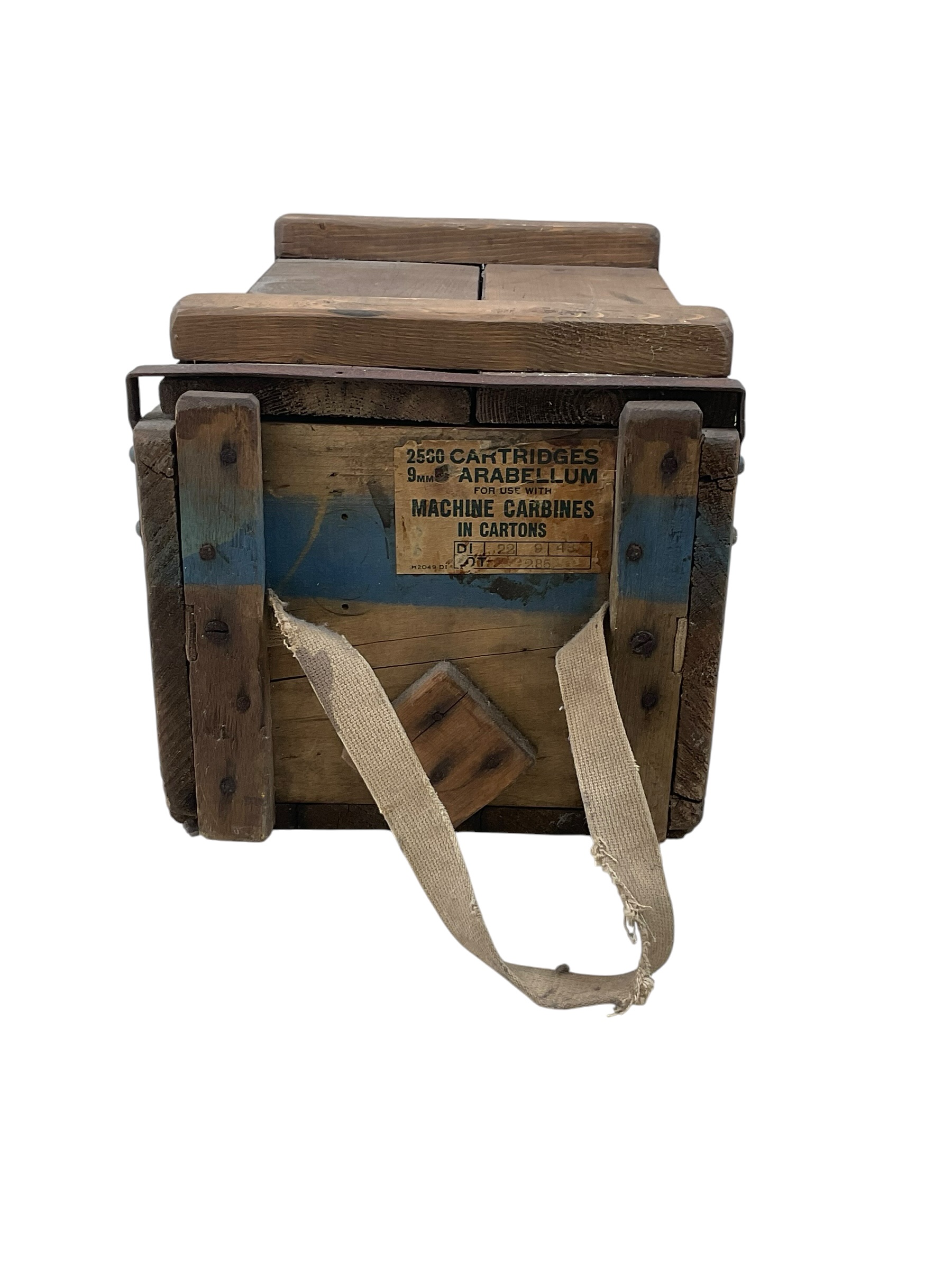 WW2 Canadian 9mm Ammo Transit Box C Broad Arrowed Dated 1942 EMPTY WW2 Canadian 9mm Ammo Transit Box C Broad Arrowed Dated 1942 EMPTY